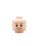 Dapper Mustache Male Head Diy Minifigure Fast Shipping - $4.63 CAD