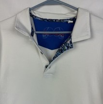 Robert Graham Polo Shirt Collared White Cotton Men’s Large Casual S/S - £23.66 GBP