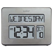 La Crosse Technology C86279 Full Calendar Clock Extra Large Digits W/ Backlight - £27.39 GBP