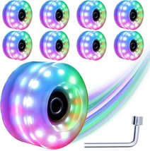 Roller Skate Wheels In An 8-Pack With Installed Bearings. Quad Lights That - $44.97