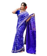 Sambalpuri handloom papa silk pata saree silk saree for women&#39;s colour b... - $197.01