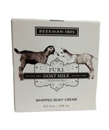 Beekman 1802 Pure Goat Milk Whipped Body Cream Fragrance Free Lotion 8 Oz  - $19.95