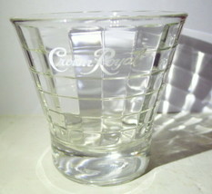 Crown Royal Lowball on the Rocks Whiskey Glass Faceted Vintage collectible - £10.27 GBP