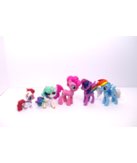 Lot of 5 Modern My Little Pony Figures Non-Brushable Hair - $20.79 CAD