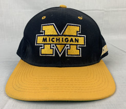 Vintage Starter Hat Michigan Wolverines Fitted Cap Team Logo 90s Men’s 7... - £15.71 GBP
