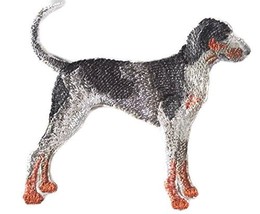 Amazing Custom Dog Portraits [Bluetick Coonhound] Embroidery IronOn/Sew Patch [4 - £10.17 GBP
