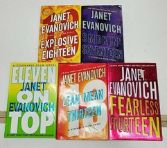 Lot of 5 Janet Evanovich Hardback Books Stephanie Plum Mystery 11 13 14 17 18 - £19.45 GBP