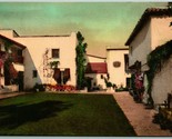 Inner Court De Guerra Studios Santa Barbara CA UNP Albertype Postcard J4 - £3.85 GBP