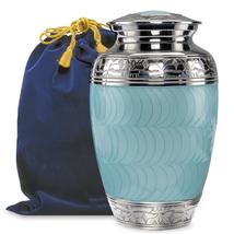 Light Blue Adult Cremation Urn for Human Ashes - £53.55 GBP+