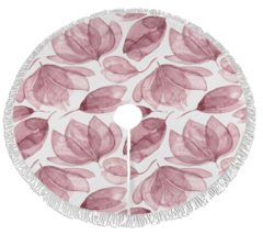 NEW! Christmas Tree Skirt: Pink and White - £23.58 GBP