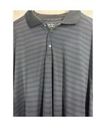 Walter Hagen Mens XXL Gray Pinstripe Moisture Management Golf Polo Shirt - $24.95