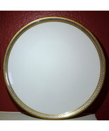Hutschenreuther White Dinner Plate Gold Trim Germany 1814 404686 - £14.40 GBP