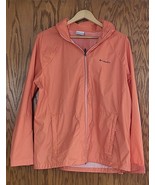 Orange Columbia Nylon Zipper Jacket With Hood Size 1X - $18.70