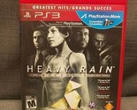 Heavy Rain - Director&#39;s Cut (Sony PlayStation 3, 2011) PS3 Video Game - $6.93
