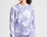 Athleta Girl Sweatshirt Purple White Tie Dye Galaxy Soft Thumbholes Size... - $18.00