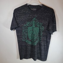 Harry Potter Mens Shirt Large Slytherin House Short Sleeve Casual - £8.51 GBP