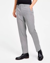 Alfani Men&#39;s Slim-Fit Black &amp; White Houndstooth Pattern Dress Pants-34x32 - £27.51 GBP