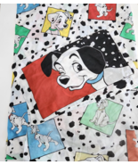 VINTAGE 1990&#39;s 101 DALMATIANS TWIN SIZED FLAT + FITTED SHEET + 1 PILLOWCASE - £29.13 GBP