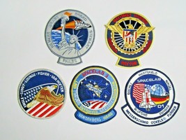 Collectible Lot 5 Assorted 1985 NASA Space Shuttle Flight Patches - £18.14 GBP