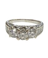 Women's Cluster ring 14kt White Gold 419788 - $1,299.00
