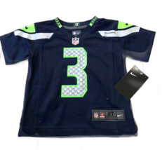 NWT New #3 Russell Wilson Nike Seattle Seahawks Toddler 2T Game Football Jersey - £19.40 GBP