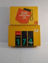 Vintage Kodak Instamatic 174 &amp; Pocket instamatic 20 Color Outfit Camera W/Boxes - £14.81 GBP