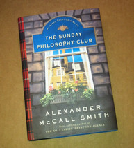 HC book The Sunday Philosophy Club by Alexander McCall Smith mystery - $37.79 MXN