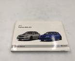2013 Subaru Impreza WRX STI Owners Manual OEM K02B26008 - £24.95 GBP