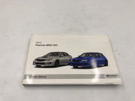 2013 Subaru Impreza WRX STI Owners Manual OEM K02B26008 - £24.76 GBP