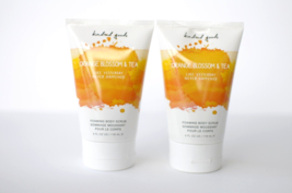 Kindred Goods Orange Blossom &amp; Tea Foaming Body Scrub 4 Oz Sealed Lot of 2 - £23.69 GBP