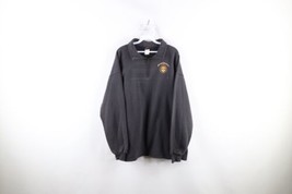 Vtg Y2K 2003 Harley Davidson Womens 2XL Faded Skull Half Zip Pullover Sweatshirt - £59.19 GBP