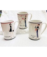 The Girls, The T Company Santa Barbara, Set of (3) Designer 12oz Coffee ... - $543.72 MXN