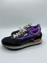 Puma Mens Future Rider FV 382068-01 Black/purple Casual Shoes Sneakers Size 7 - £23.50 GBP
