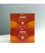 Method Paper Dryer Sheets Ginger Mango 80 Sheets Each - Lot of 2 New Sea... - $51.99