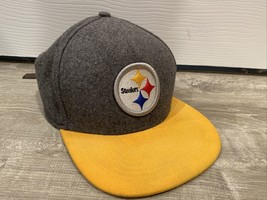 New Era 9Fifty Gray  Adjustable NFL Pittsburgh Steelers Hat - £6.10 GBP