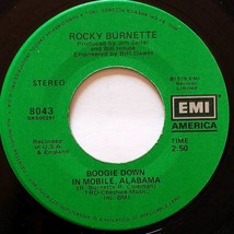 Rocky Burnette - &quot;Tired Of Toein&#39; The Line / Boogie Down In Mobile, Alab... - £1.78 GBP