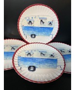 Tommy Bahama Melamine 11” Plates SET of 4 Camping Trailer RV Vacation Re... - $464.09 MXN
