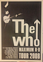 Limited Edition Numbered Poster THE WHO 2008 Tour - £23.48 GBP