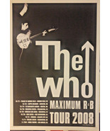 Limited Edition Numbered Poster THE WHO 2008 Tour - £23.58 GBP