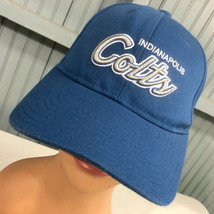 Indianapolis Colts Reebok NFL Licensed Adjustable Script Adult Ball Cap  - £11.65 GBP