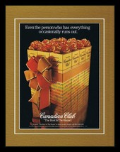 1982 Canadian Club Whisky Framed 11x14 ORIGINAL Vintage Advertisement - £27.36 GBP