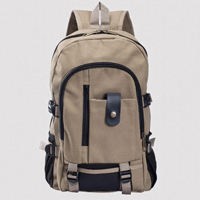 Teen Ruack Travel Large School Man Outdoor Backpack Canvas  Backpack Male Mounta - $66.35