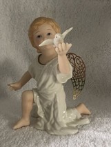 Vtg Lenox Fine China Angel Of Peace Limited Edition 1534/5000 6” Tall 24 K  Trim - £58.48 GBP