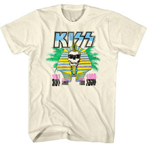 Kiss Hot In The Shade Tour 1990 Men&#39;s T Shirt Egyptian Sphinx Rock Band Concert - £23.11 GBP+
