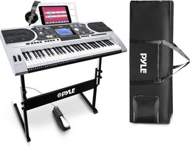 Pyle 61 Keys 2 In 1 Play And Sing Along Portable Electronic, And Keyboar... - £368.21 GBP