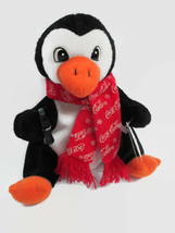 Coca-Cola Penguin with Red Scarf Plush Bean Bag Style  - BRAND NEW - £3.75 GBP