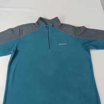 Columbia XM6037 Men's Green/Gray 1/4 Zip Pullover Sweatshirt Size Large image 9