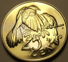 Rare Unc British Virgin Islands 1975-U 25 Cents~Mangrove~Only 2,351 Mint... - $11.36