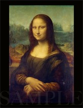 8.5x11 Vintage Mona Lisa Fine Art Color Print Picture Poster Women Da Vinci Old - £9.69 GBP