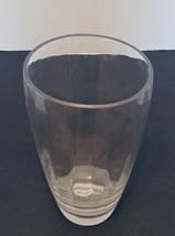 Qualia Glass Arctic 10&quot; Vase Quality Crystal Style Q501301 Clear Frosted... - $31.56